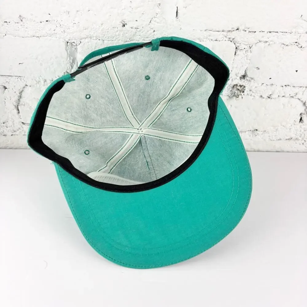 Deadstock Vintage Wyffels Hybrids Teal Sun Spark Cap